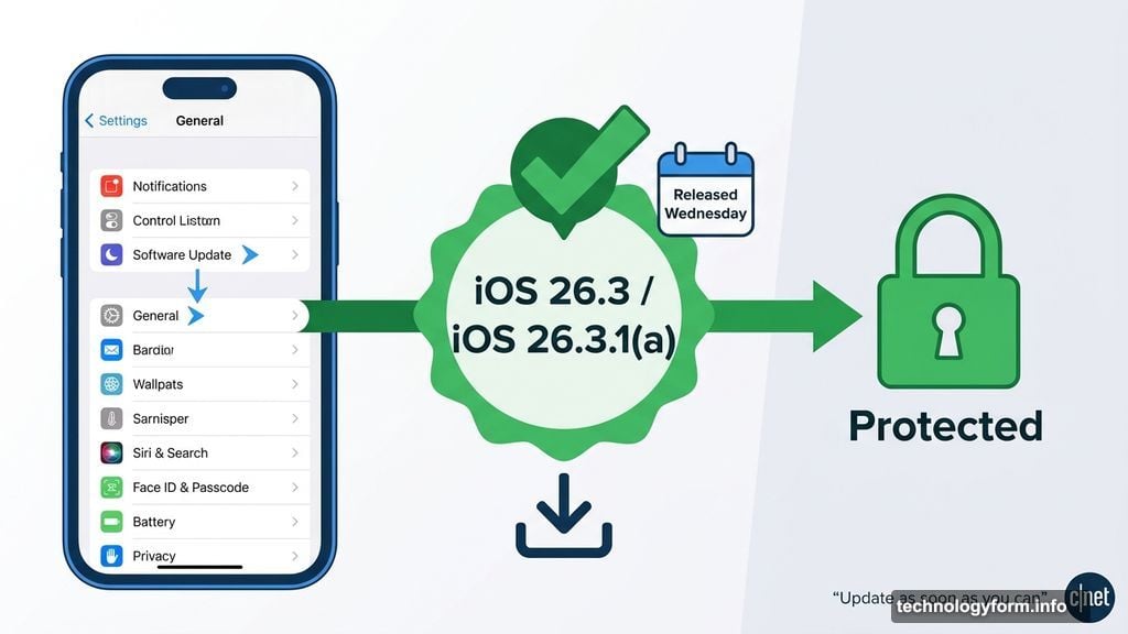 iOS 26.3 software update protects iPhone users from DarkSword spyware