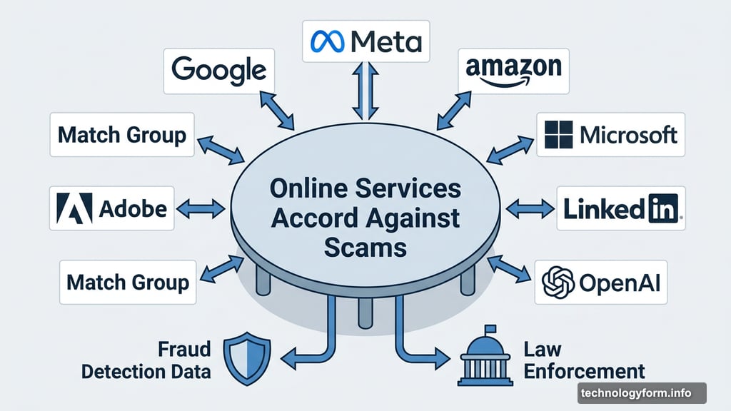 Tech giants Google Meta Amazon sign joint accord sharing scam data