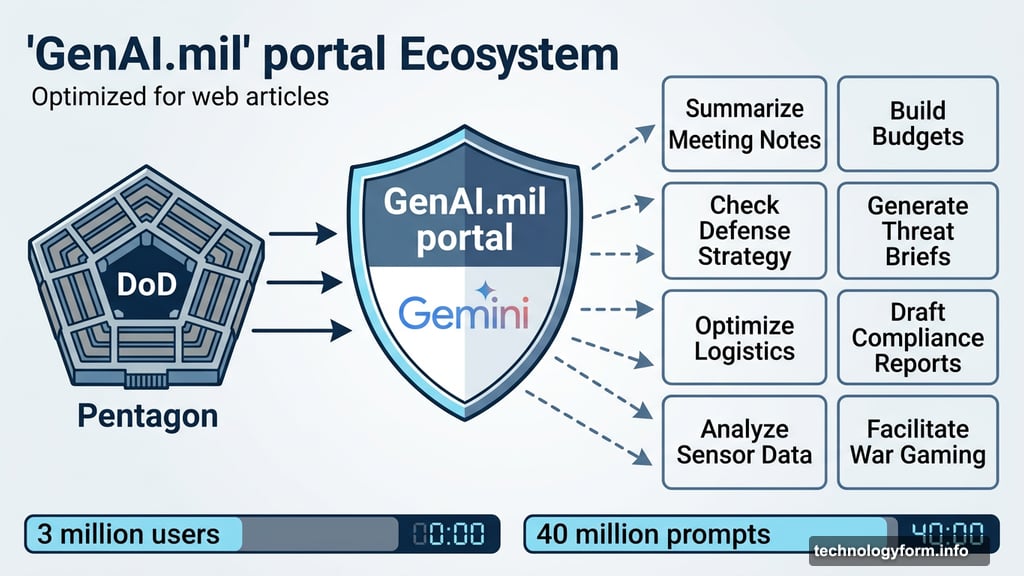 Eight Gemini AI agents deployed to DoD through GenAI.mil portal