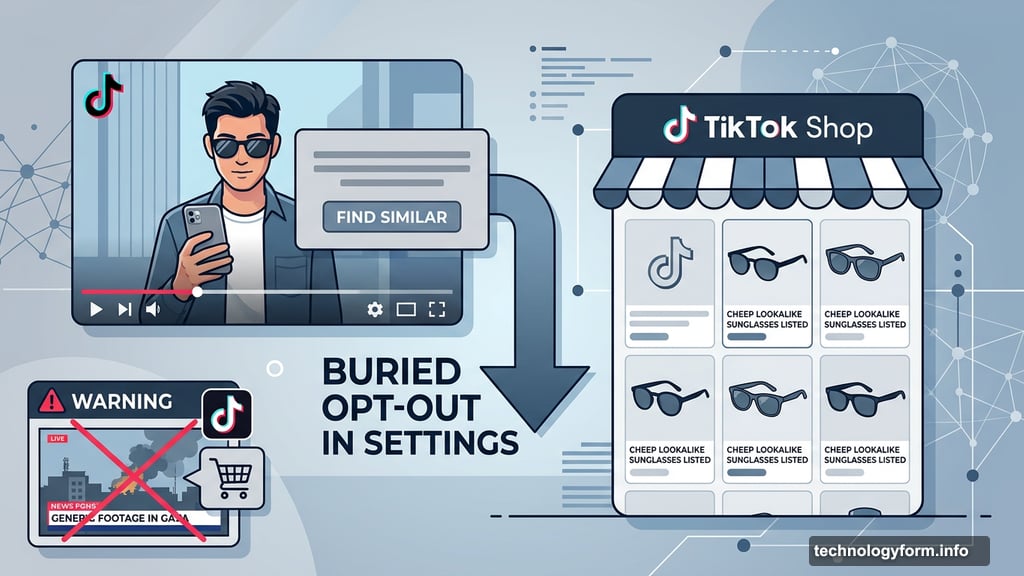 TikTok Find similar button turns any video into TikTok Shop promotions