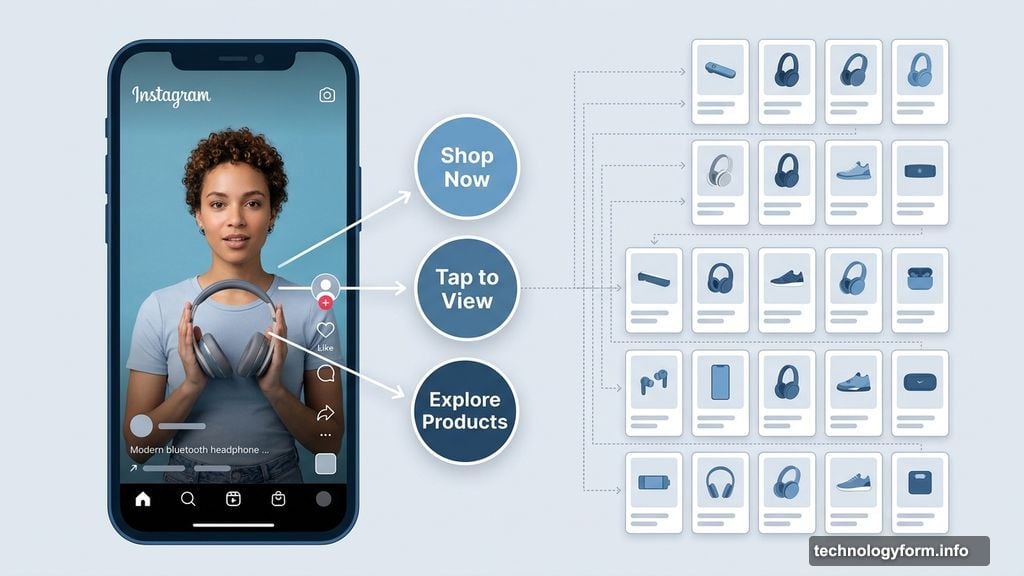 Creators load up to 30 shoppable products into a single Instagram Reel