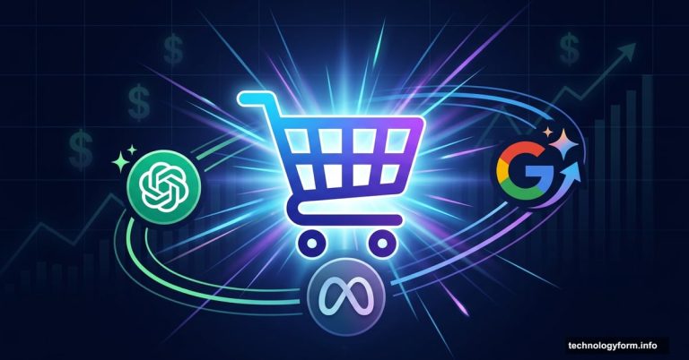Meta AI shopping assistant competing against ChatGPT and Gemini icons