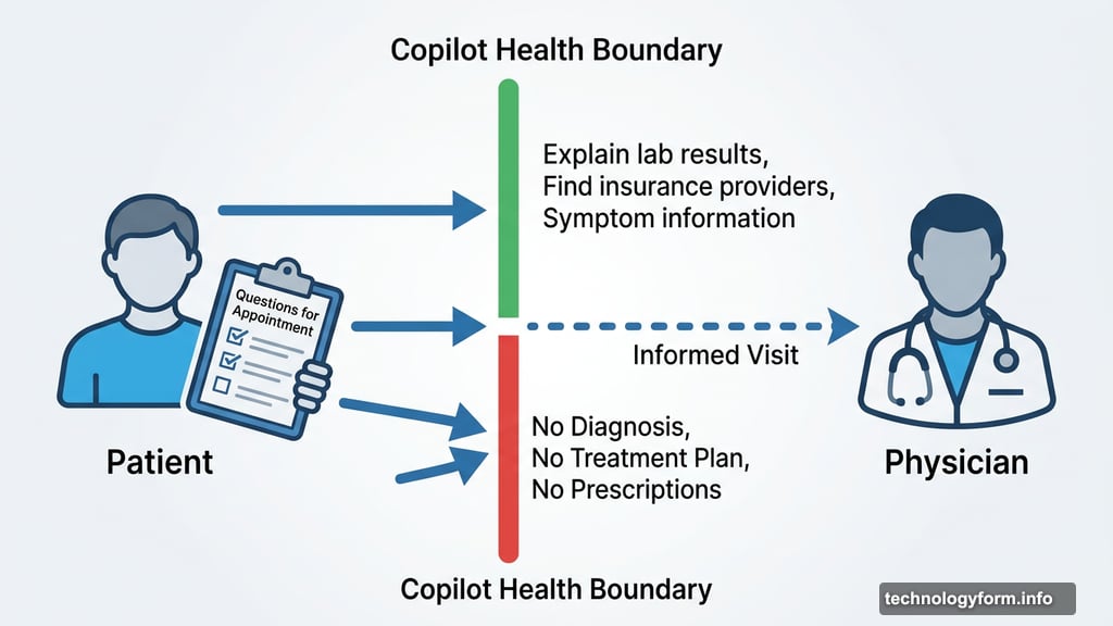 Copilot Health supports patients but will not diagnose or prescribe treatments