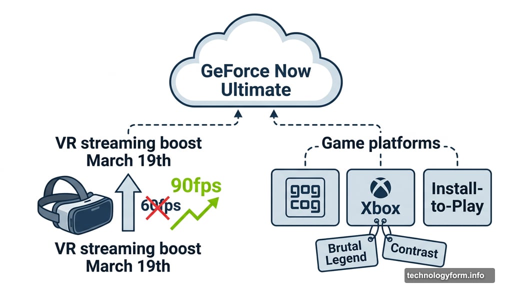 GeForce Now adds 90fps VR streaming and GOG account linking support