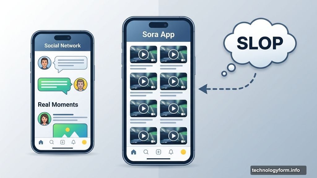 Sora described as a social network without people behind it