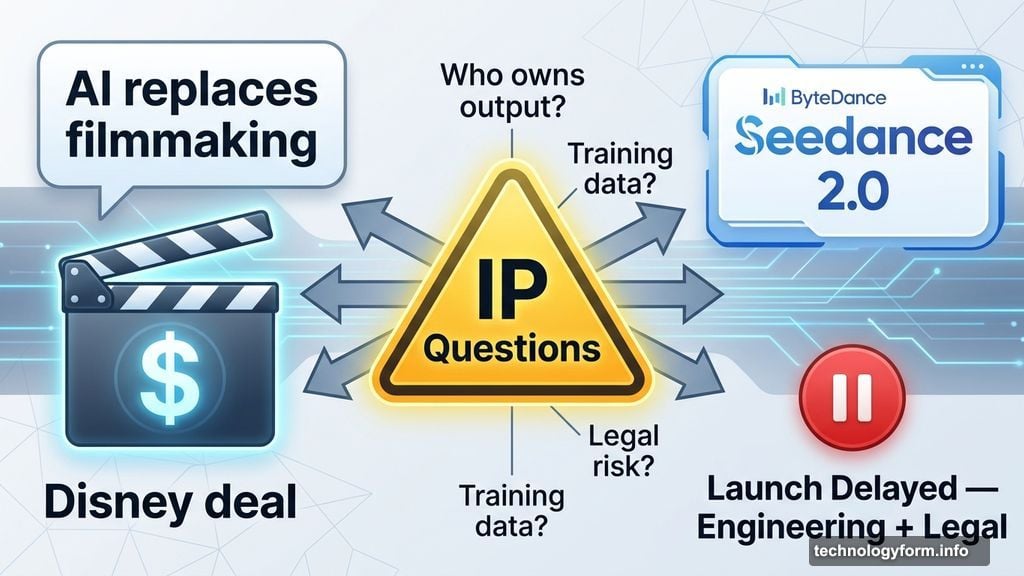 Hollywood AI hype collides with IP legal questions and Seedance delays