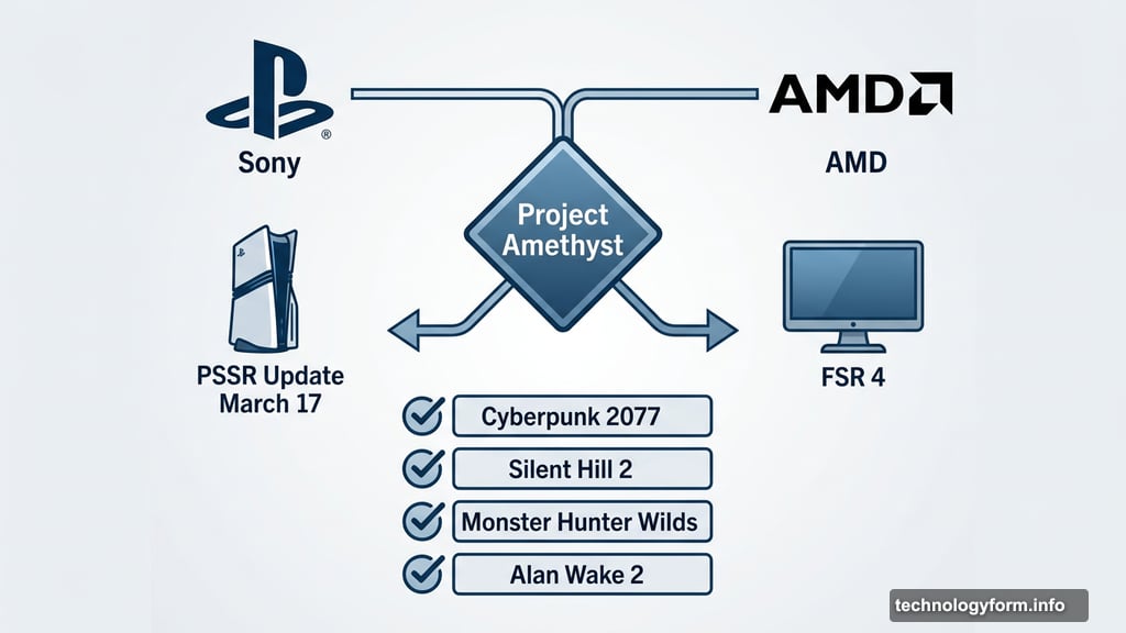 Project Amethyst joint effort by Sony and AMD delivers PSSR FSR 4 upgrade