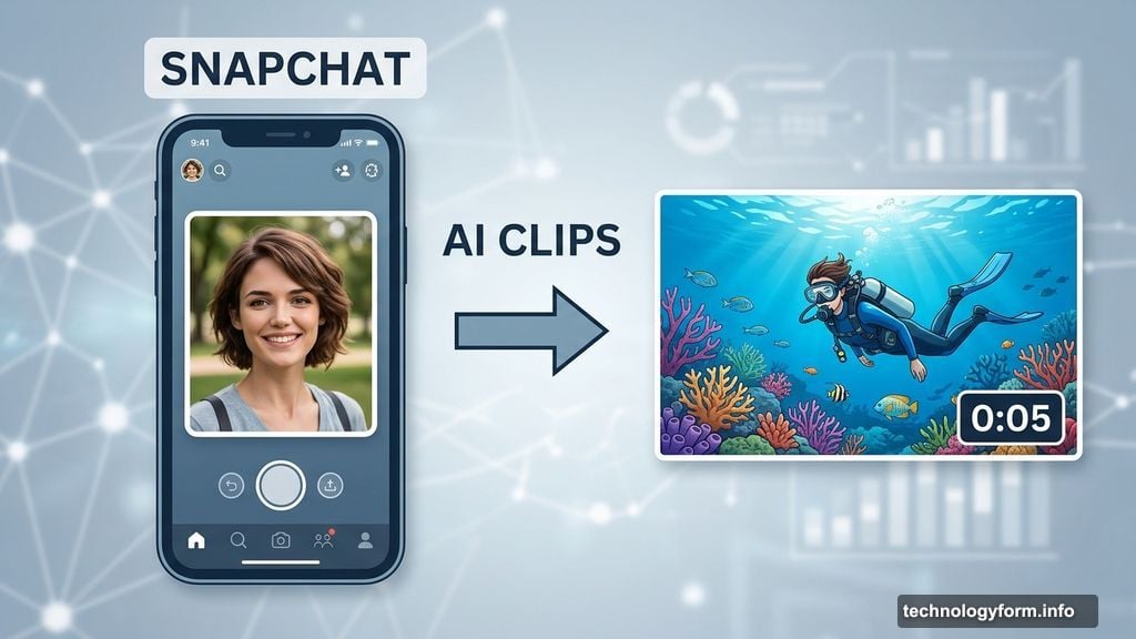 Snapchat AI Clips turns a single photo into a five-second video