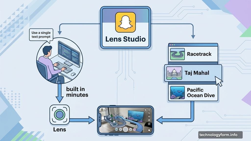 Lens Studio developers build augmented reality Lenses using GenAI Suite