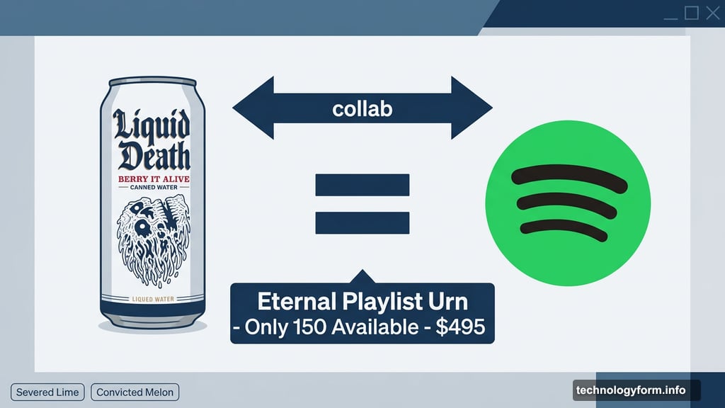 Spotify and Liquid Death collab produces only 150 urns at $495