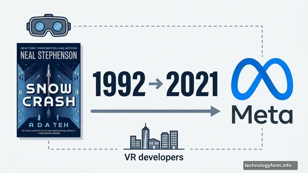 Snow Crash coined Metaverse inspiring Facebook to rename itself Meta