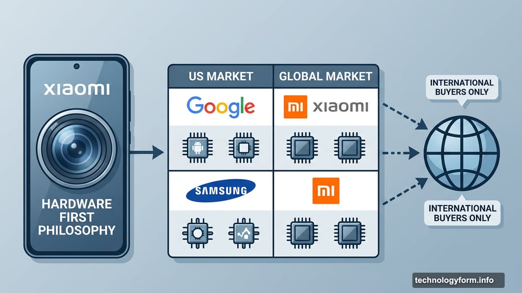 Xiaomi camera hardware philosophy versus US market Google and Samsung