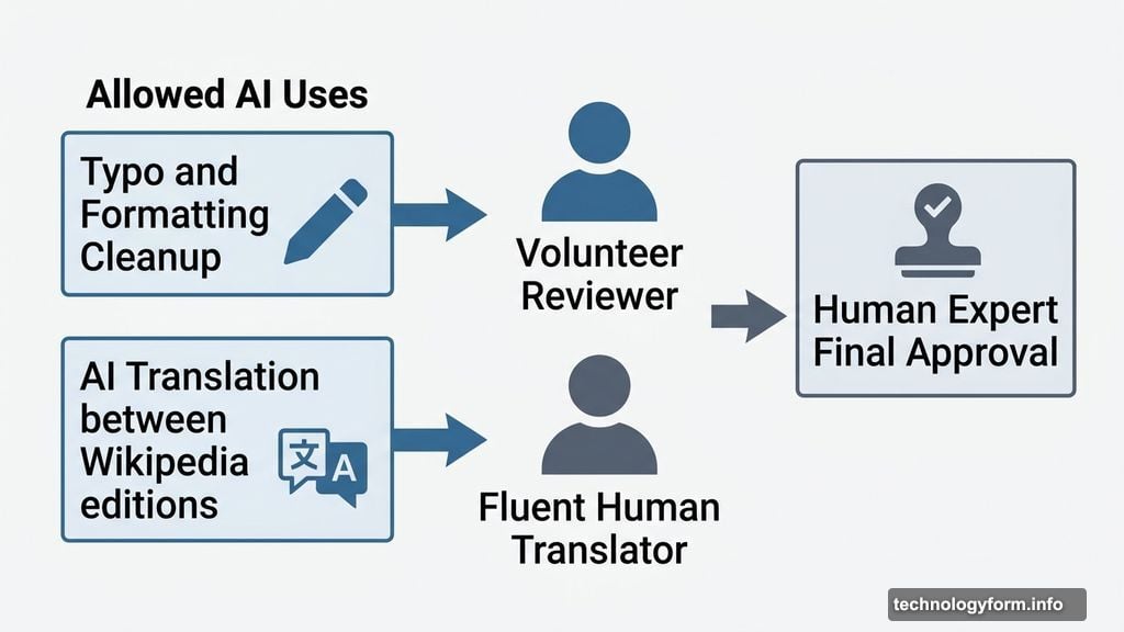 Two narrow AI exceptions require human expert oversight and final approval