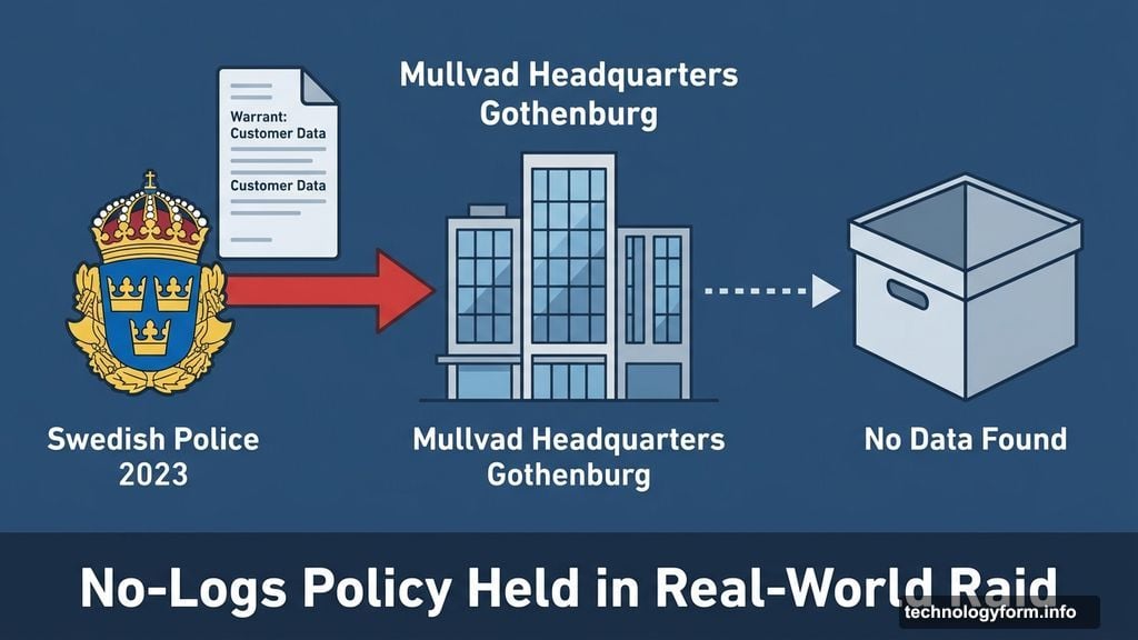 Swedish police raided Mullvad offices and left empty-handed