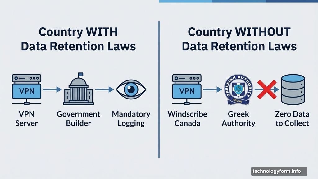 Windscribe Canada blocked Greek authorities due to no-logs policy