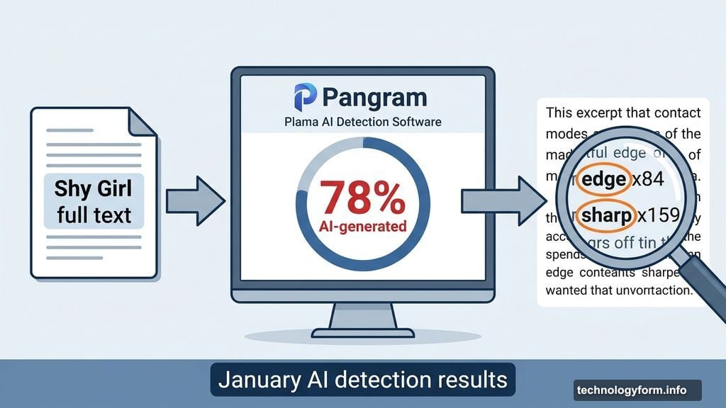 Pangram AI detection software tested Shy Girl as 78% AI-generated
