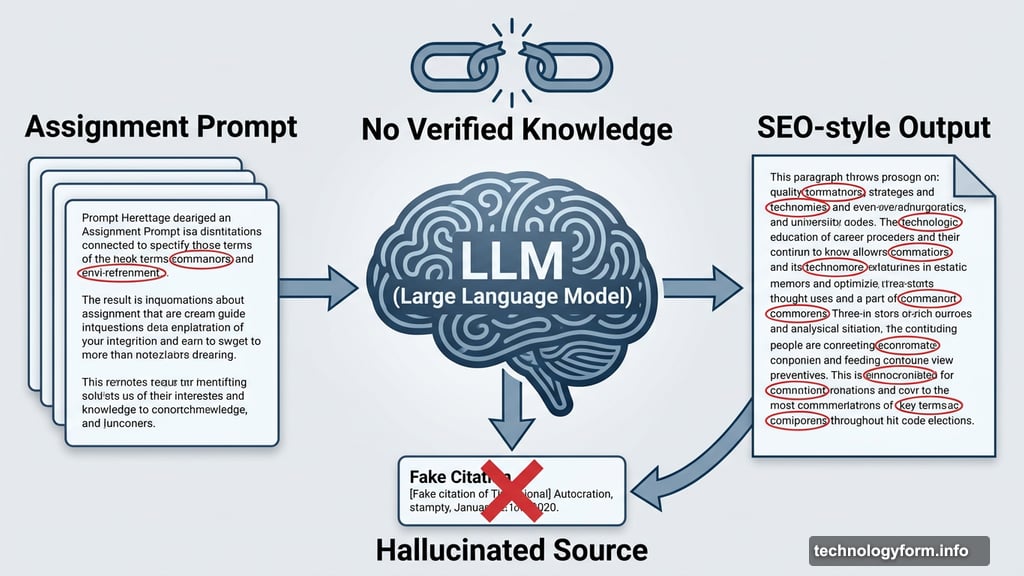 LLMs hallucinate facts and parrot prompt terms with total confidence