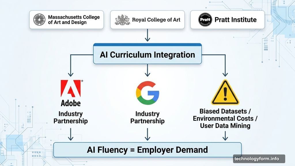 Art schools partner with Adobe and Google despite AI ethical and environmental costs
