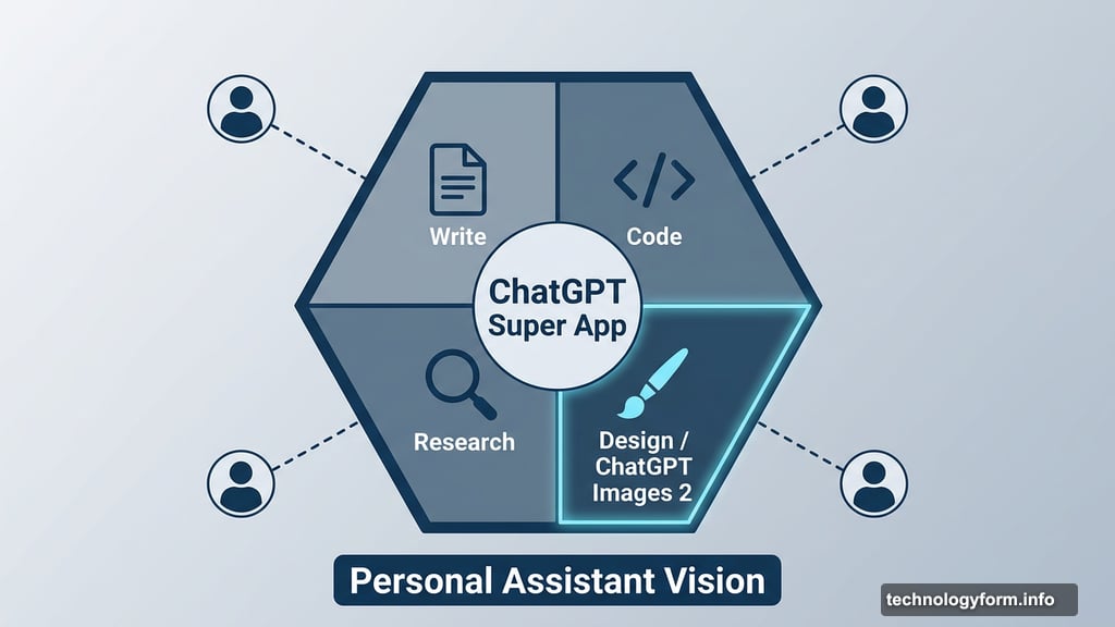 ChatGPT super app vision integrates image generation as core creative assistant