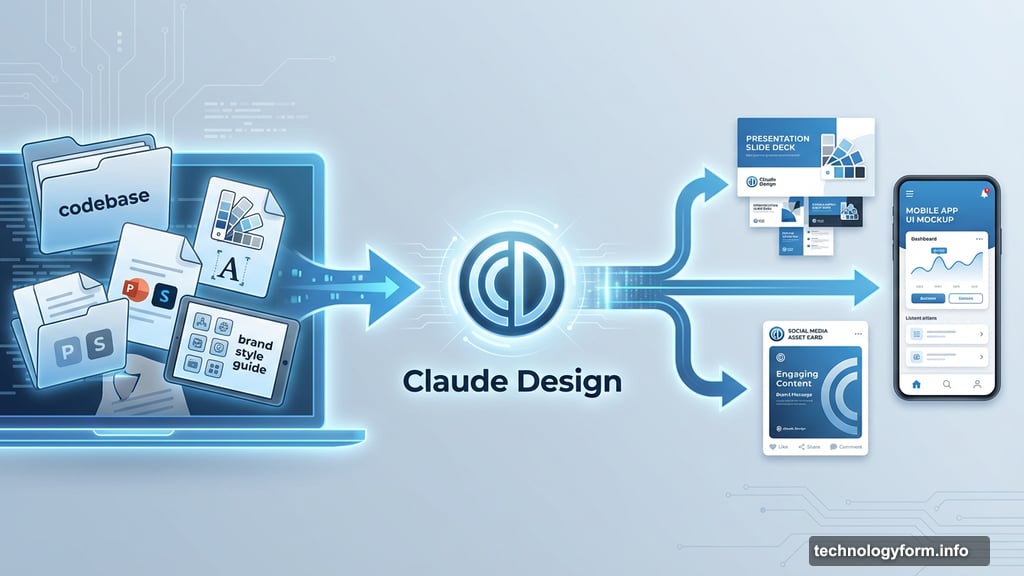 Claude Design scans codebase to generate on-brand workplace visuals