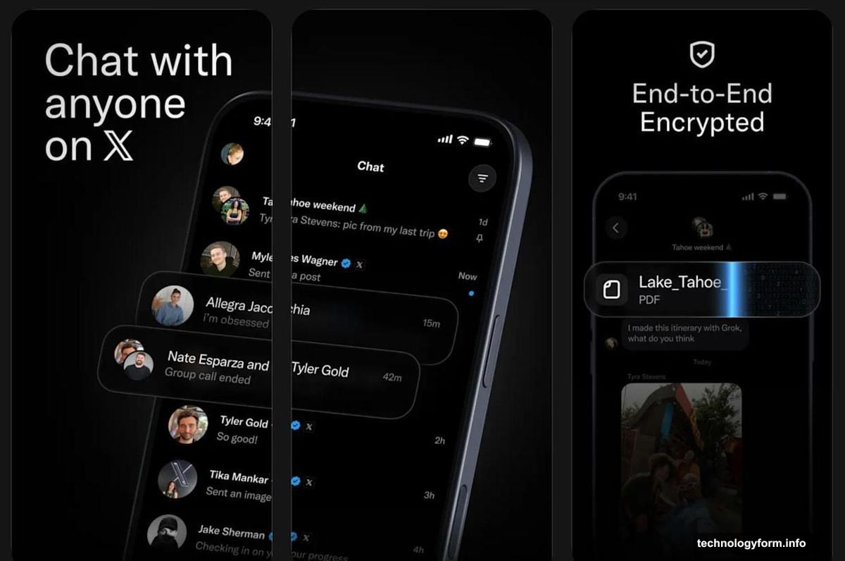 XChat end-to-end encrypted messages across iPhone and iPad devices