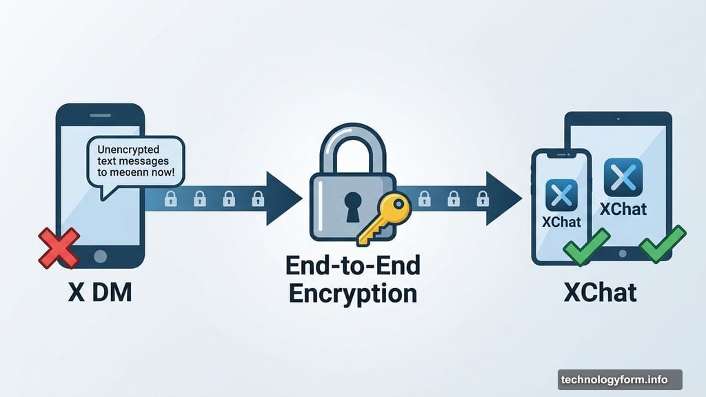 XChat app is fully end-to-end encrypted across iPhone and iPad