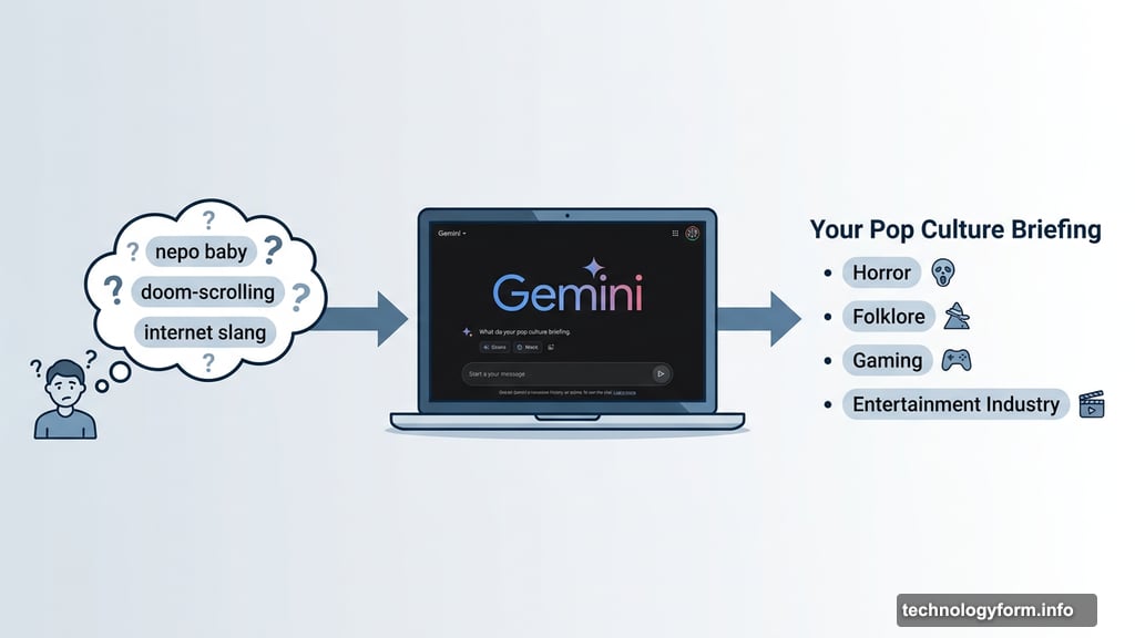 Google Gemini builds personalized pop culture briefing from user interests