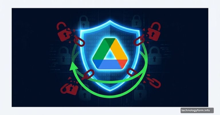Google Drive shield blocking ransomware with automatic file restoration protection