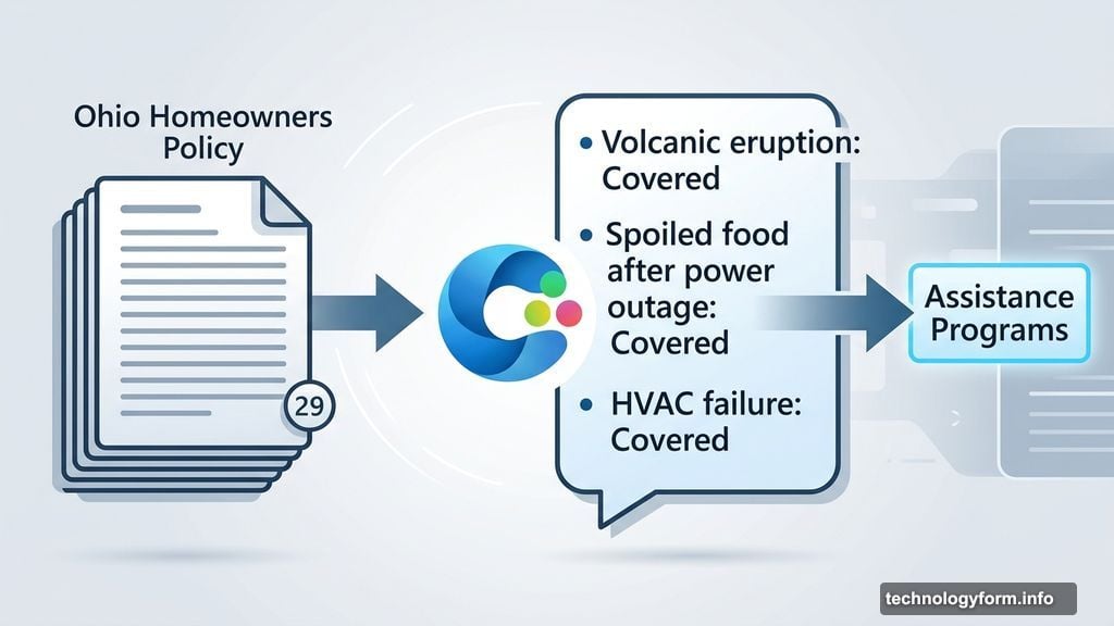 Microsoft Copilot breaking down homeowners insurance policy hidden benefits