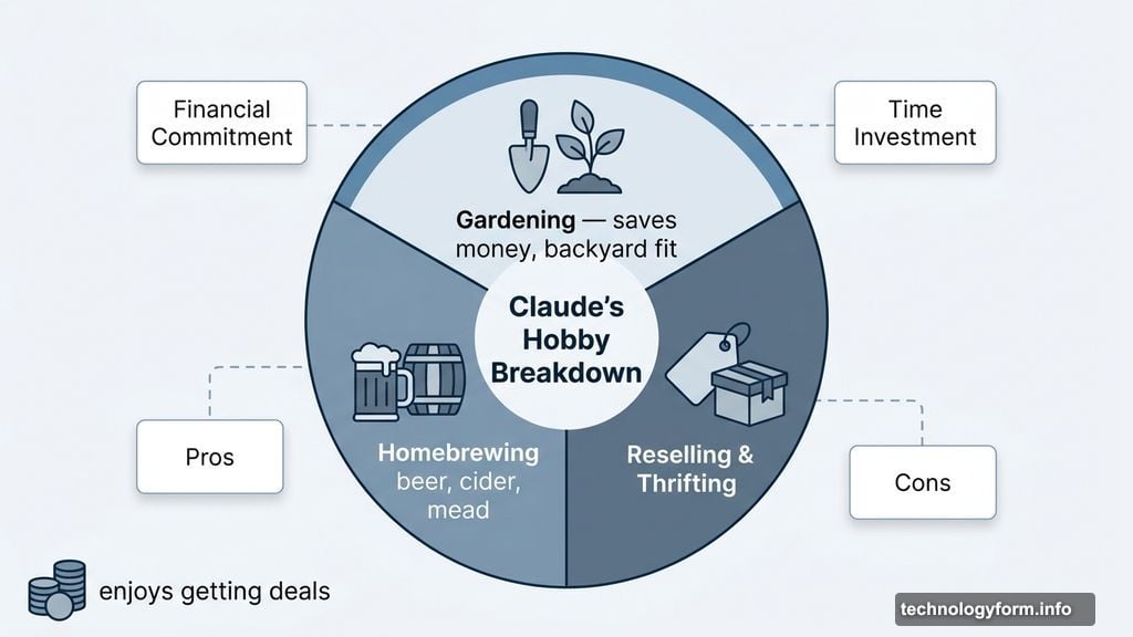 Claude connected gardening, homebrewing, and reselling to personality details