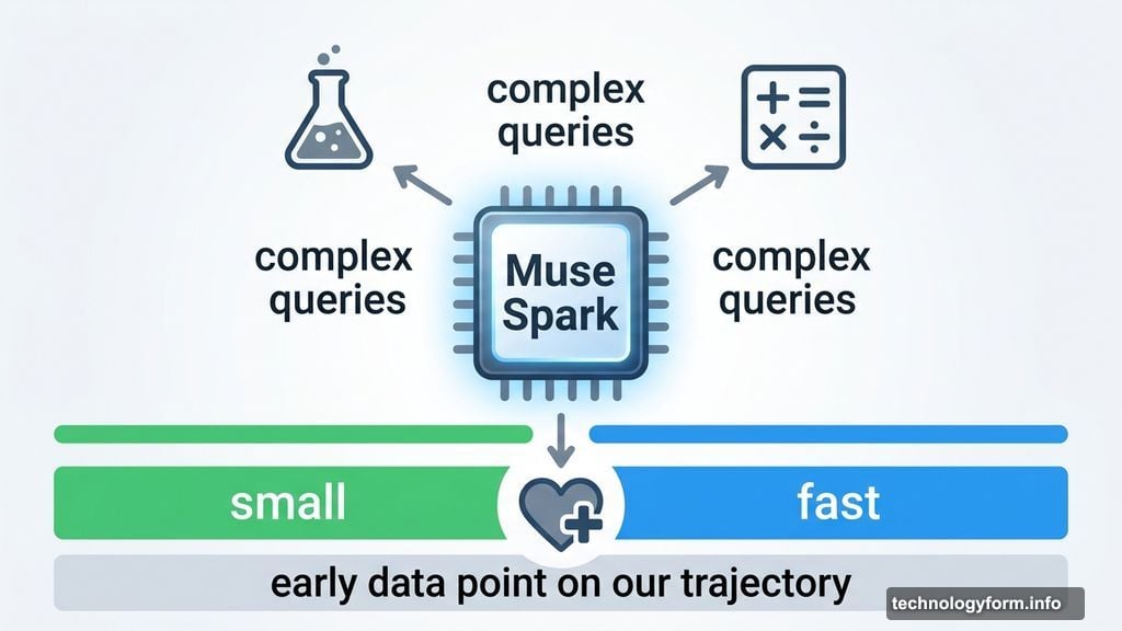 Muse Spark small and fast model handles science math and health