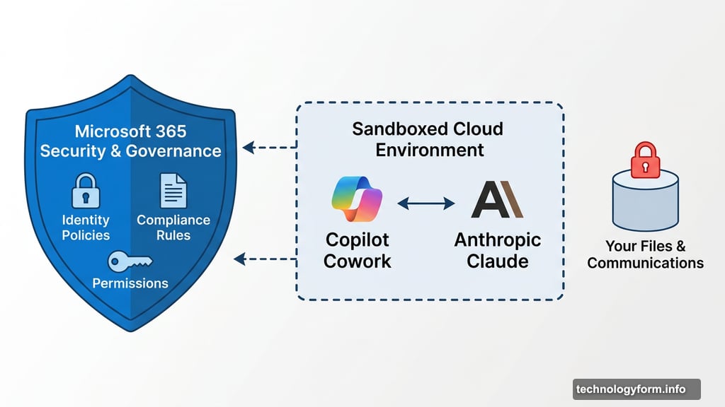 Copilot Cowork runs inside sandboxed cloud with Microsoft 365 security