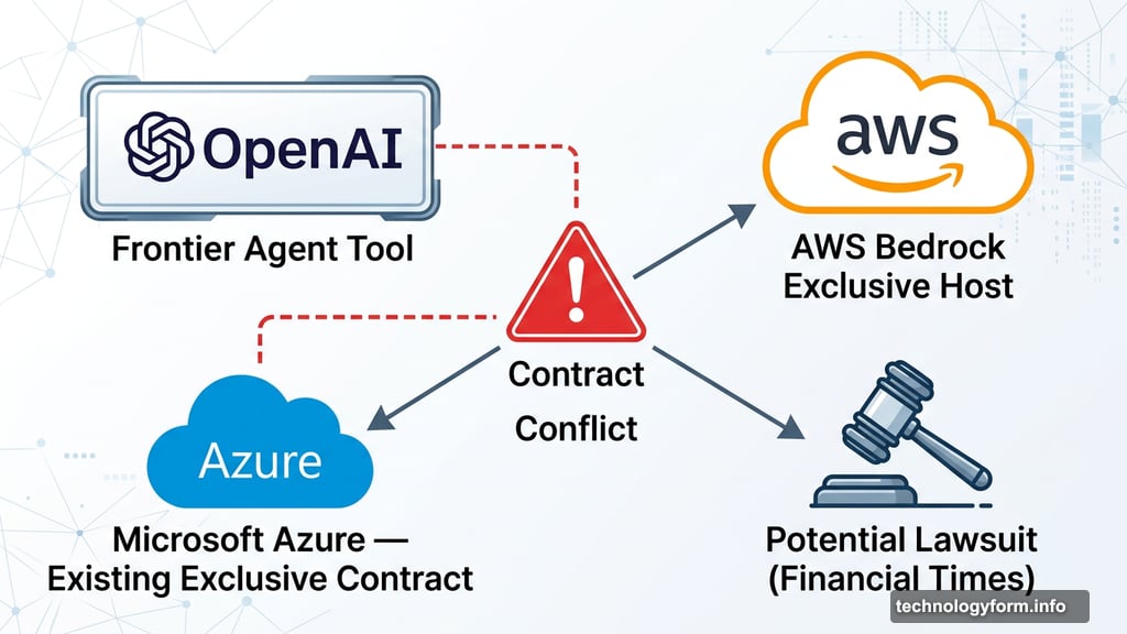 Frontier exclusivity promise created conflict between OpenAI AWS and Azure