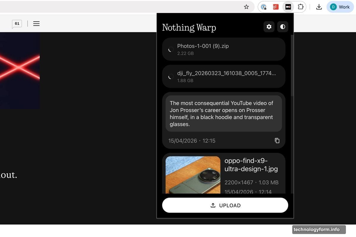 Large video file upload bottleneck through Warp server takes ten minutes