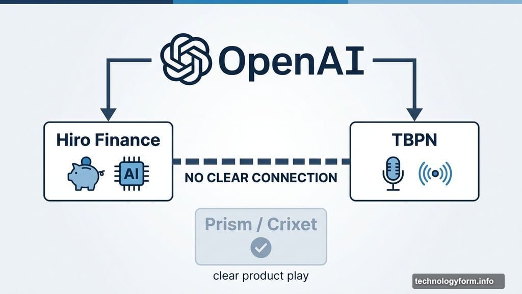OpenAI acquisitions of Hiro Finance and TBPN lack clear shared strategy
