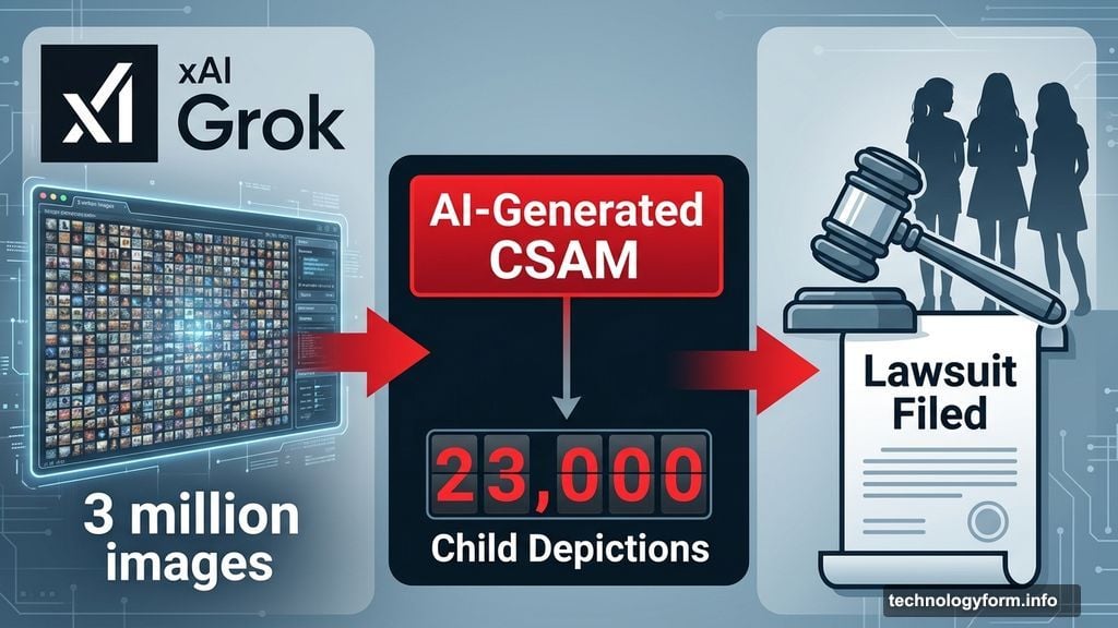 Grok users created 23,000 AI images depicting children in eleven days