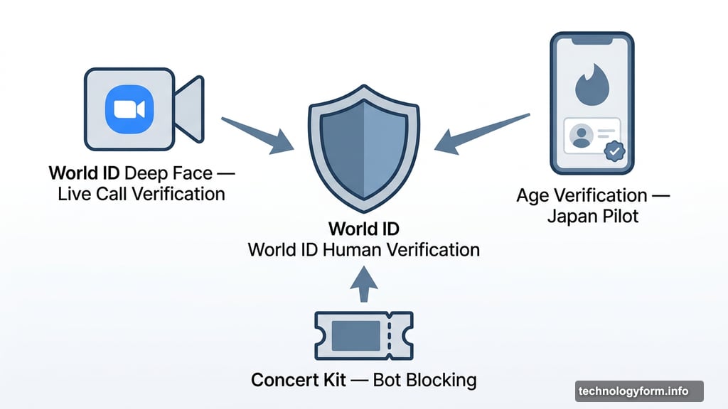 World ID partners with Zoom, Tinder, and Concert Kit for human verification