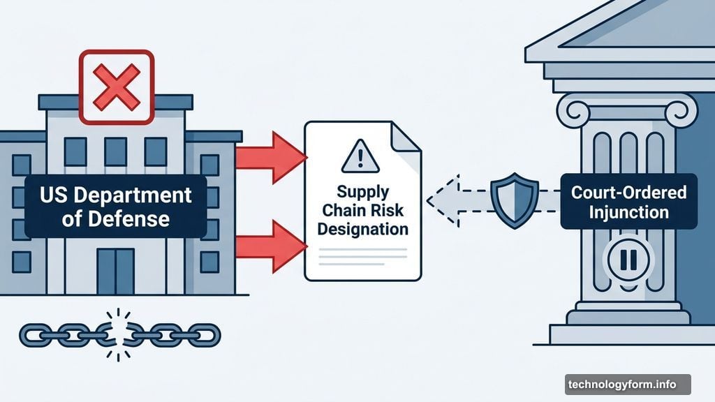 Department of Defense pulled contract and designated Anthropic supply chain risk