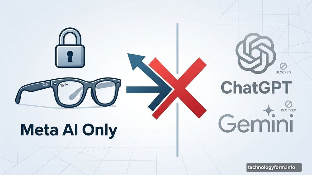 Meta Ray-Ban glasses lock users into Meta AI exclusively