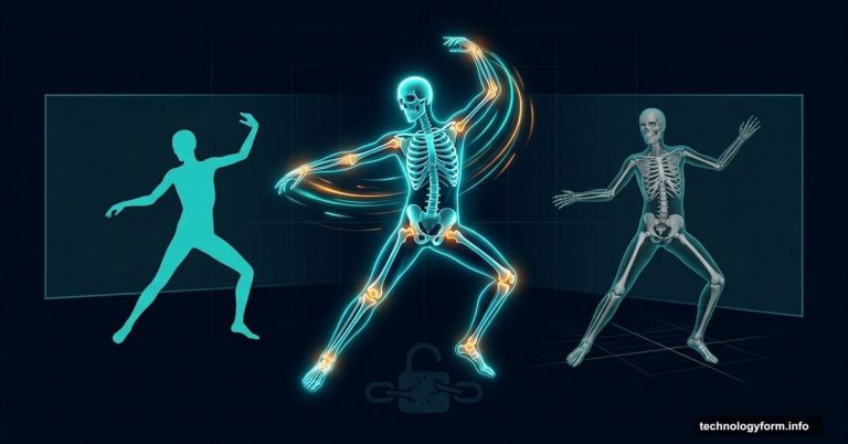 2D video transforming into editable 3D animated skeleton character