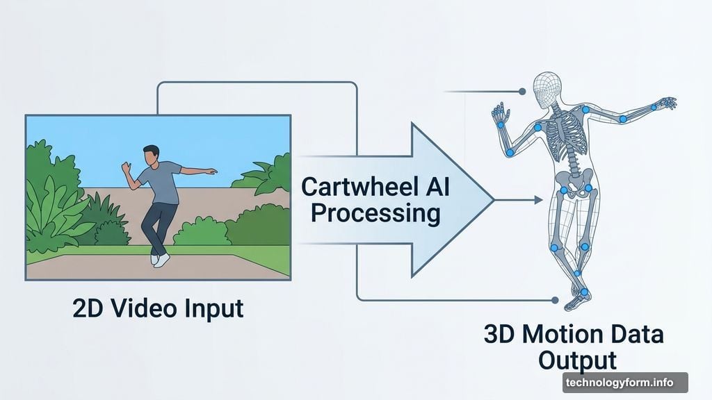 2D video of dancing converted into precise editable 3D skeleton
