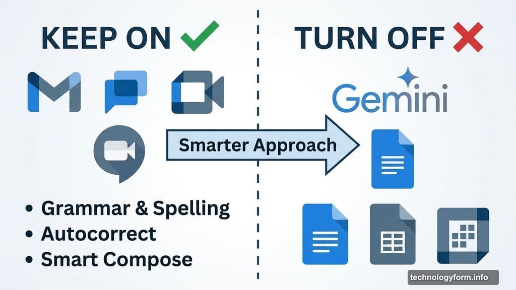 Keep Gmail Chat Meet bundle on while disabling Workspace Gemini integration